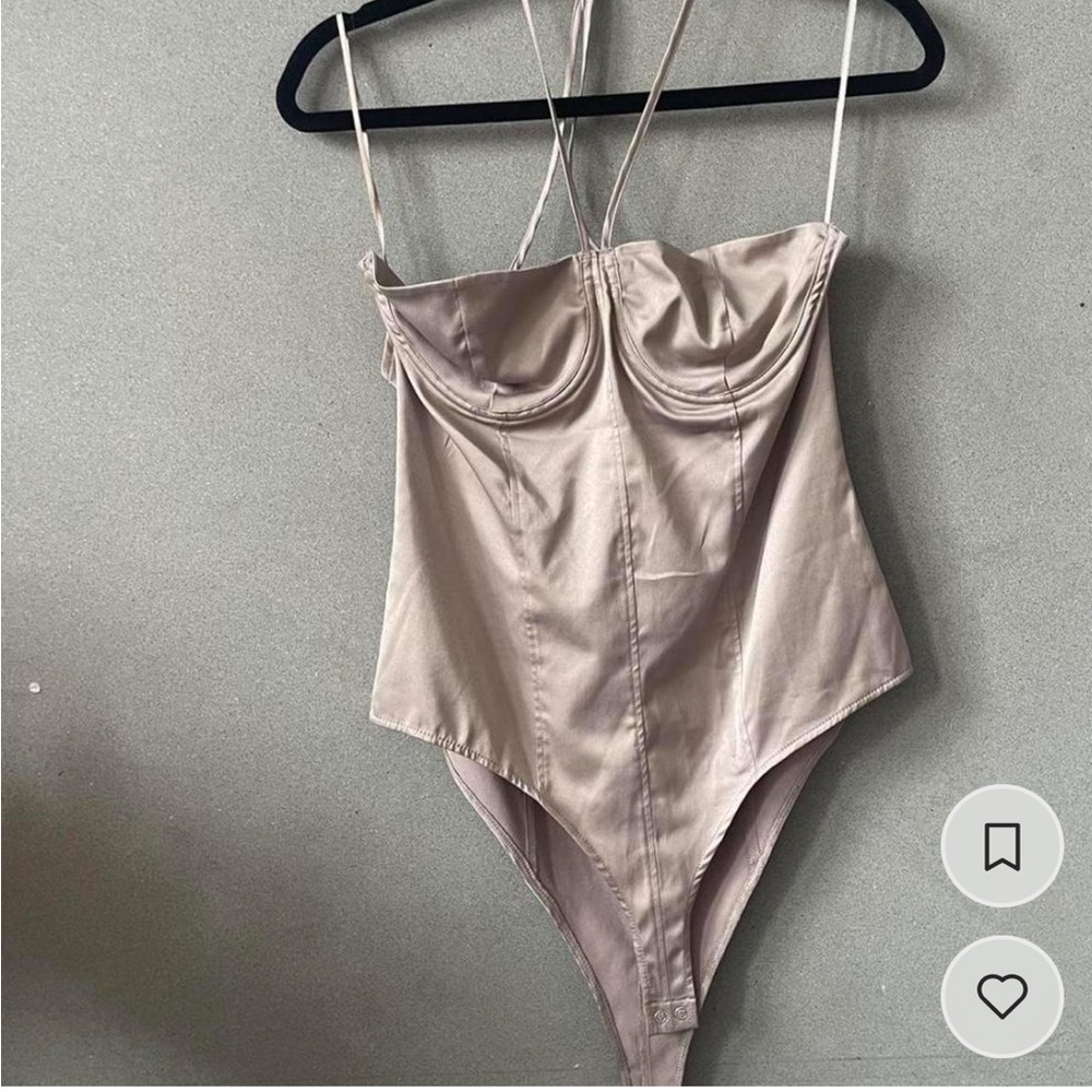 Zara silk bodysuit